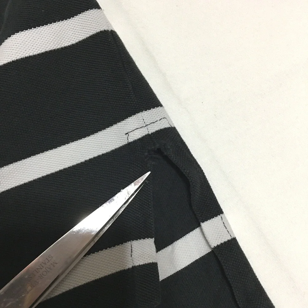 Polo Ralph Lauren Polo Shirt Mens 2XL Black Striped Preppy